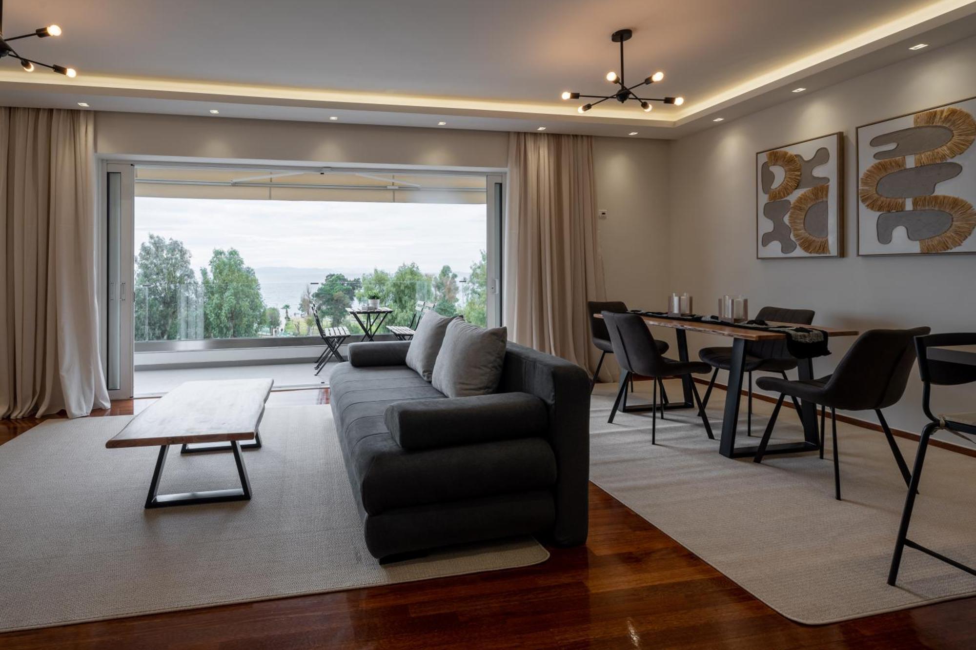Sesilia Sea View Apartment Atény Exteriér fotografie